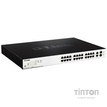 Комутатор мережевий D-Link DGS-1100-26MPP