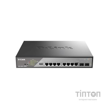 Комутатор мережевий D-Link DSS-200G-10MPP