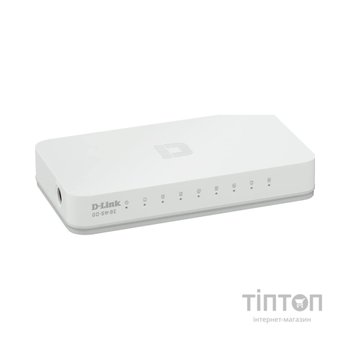 Комутатор мережевий D-Link GO-SW-8E/E