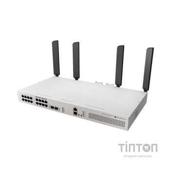 Комутатор мережевий Mikrotik CRS418-8P-8G-2S+5axQ2axQ-RM