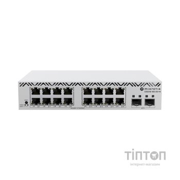 Комутатор мережевий Mikrotik CSS318-16G-2S+IN