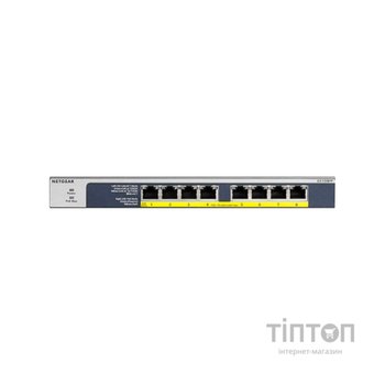 Комутатор мережевий Netgear GS108PP-100EUS