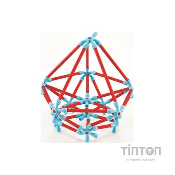 Конструктор Hape Flexistix Креативні фігури 133 деталі бамбуковий (E5565)