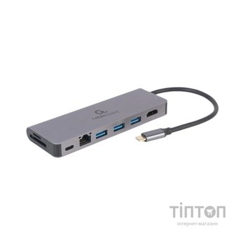 Концентратор Cablexpert USB-C 5-in-1 (A-CM-COMBO5-05)