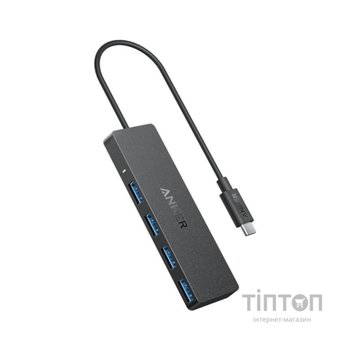 Концентратор USB-C to 4xUSB-A Anker (A8309G11)