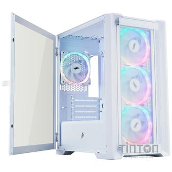 Корпус 1stPlayer T4-G-WH-4FS7-W White