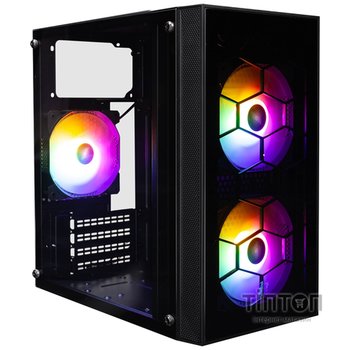 Корпус 1stPlayer X1-3F1 Black 600W