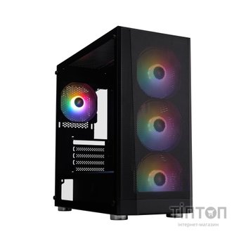 Корпус для ПК 1stPlayer FD5-M-BK-4F1