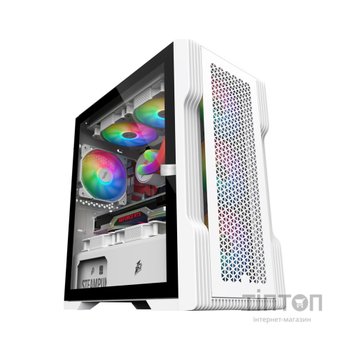 Корпус для ПК 1stPlayer T3-WH-4F1-W