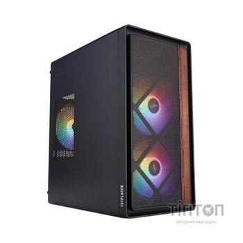 Корпус для ПК 1stPlayer WD1-BK-3F1