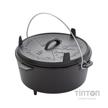 Котел туристичний Groenberg Askja Pot 33 cm / 10 L Black (266018) (DAS303245)