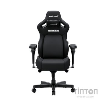 Крісло ігрове Anda Seat Kaiser 4 V2 PVC Size XL Black (AD12YDDC-XLL-20-B-PV/C-03)