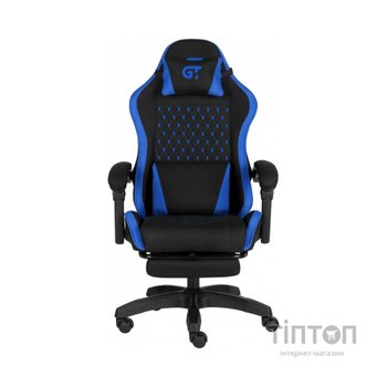 Крісло ігрове GT Racer X-2339 Black/Blue (X-2339 Fabric Black/Blue)
