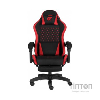 Крісло ігрове GT Racer X-2339 Black/Red (X-2339 Fabric Black/Red)