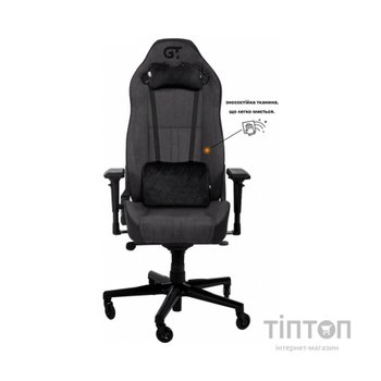 Крісло ігрове GT Racer X-8009 Dark Gray/Black (X-8009 Fabric Dark Gray/Black)