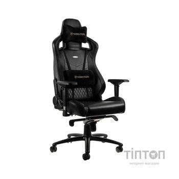 Крісло ігрове Noblechairs Epic Series Real Leather Black (NBL-RL-BLA-001)