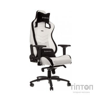Крісло ігрове Noblechairs Epic White/Black (NBL-PU-WHT-001)