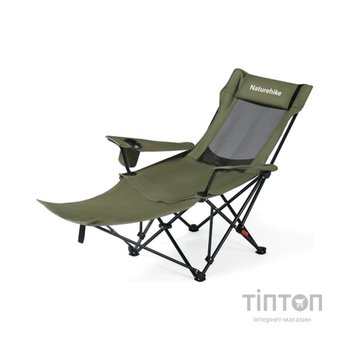 Крісло складане Naturehike CNK2550JJ023 Nightfall T05, сталь, оливкове (6977465865588)