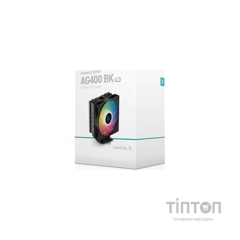 Кулер до процесора Deepcool AG400 BK ARGB (R-AG400-BKANMC-G-2)