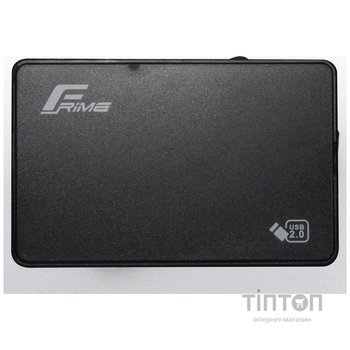 Кишеня зовнішня Frime HDD/SSD Plastic USB2.0 Black (FHE10.25U20)