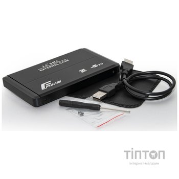 Кишеня зовнішня Frime HDD/SSD USB2.0 Black (FHE20.25U20)
