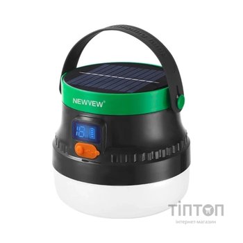 Ліхтар NEWVEW NV-E938 150W Solar Panel 7800mAh Green (NWVW-NV-E938-GN)
