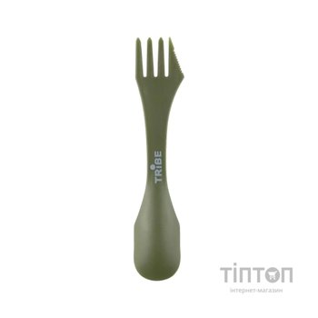 Ложка-виделка туристична Tribe Spork пластикова olive (T-FC-0031-olive)