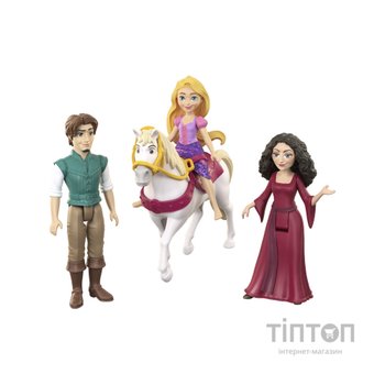 Лялька Disney Princess набір мініляльок Princess Рапунцель та друзі (JHG85)