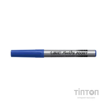Маркер Bic перманентний Fine, синій (bc8209012)
