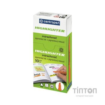 Маркер Centropen Fax 8722 1-4 мм, chisel tip, yellow (8722/05)