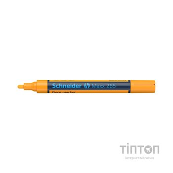 Маркер Schneider MAXX 265 крейдовий 2-3 мм, помаранчевий (S126506)