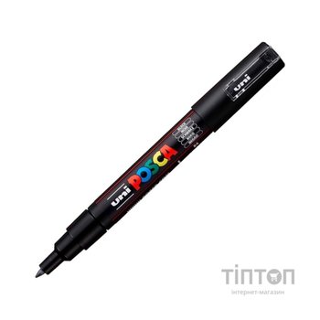 Маркер UNI Posca PC- 1MR 0.7 мм Чорний (PC-1M BLACK(N))