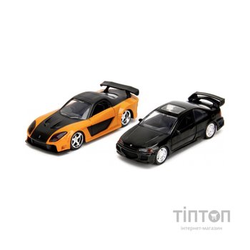 Масштабна модель автомобіля Jada набiр автомоделей Fast and Furious Mazda PX-7 і Honda Civic EJ1 (253202011)