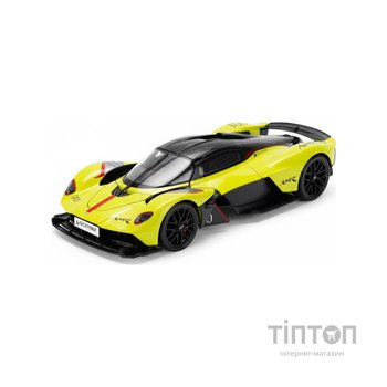 Масштабна модель автомобіля TechnoDrive Aston Martin Valkyrie жовтий 1:18 (250937AMVKLG)
