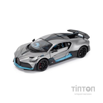 Масштабна модель автомобіля TechnoDrive Bugatti Divo сірий 1:18 (250940BDGY)