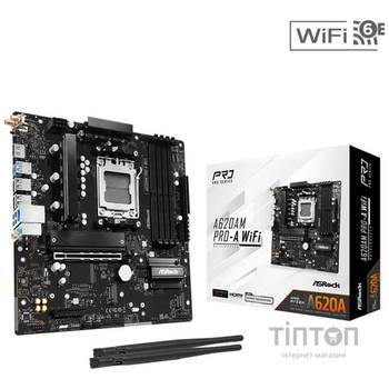 Материнська плата ASRock A620AM Pro-A WiFi Socket AM5