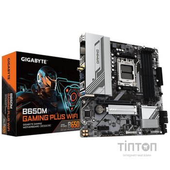 Материнська плата Gigabyte B650M Gaming Plus WiFi Socket AM5