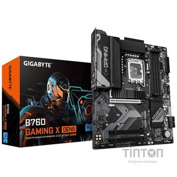 Материнська плата Gigabyte B760 Gaming X Gen5 Socket 1700