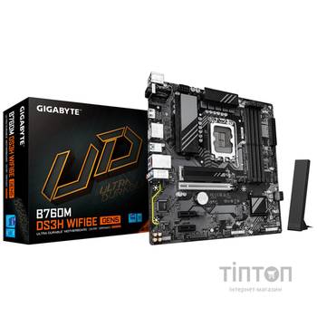 Материнська плата Gigabyte B760M DS3H WiFi6E Gen5 Socket 1700