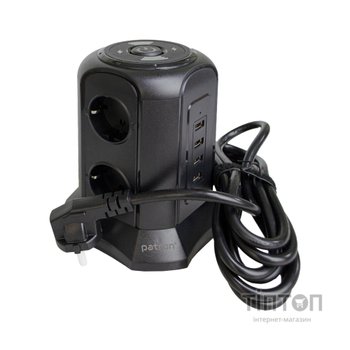 Мережевий фільтр живлення Patron SP-1663-USBTW (EXT-PN-SP-1663-USBTW)