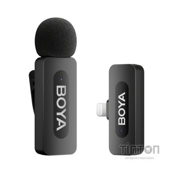 Мікрофон Boya BY-V1 Lightning Black (BY-V1)