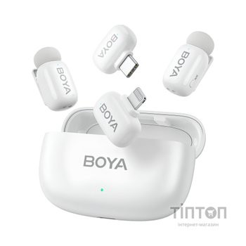 Мікрофон Boya mini-13 Type-C/Lightning White (mini-13)