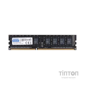 Модуль пам'яті для комп'ютера DDR3 2GB 1333 MHz Goodram (GR1333D364L9/2G)