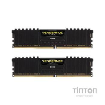 Модуль пам'яті для комп'ютера DDR4 8GB (2x4GB) 3000 MHz Vengeance LPX black Corsair (CMK8GX4M2C3000C16)