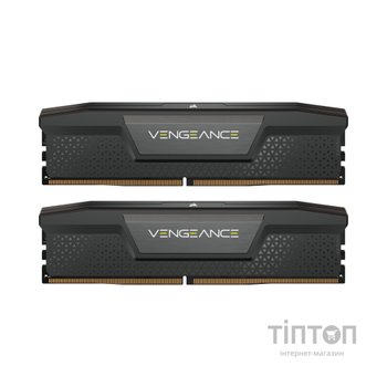 Модуль пам'яті для комп'ютера DDR5 32GB (2x16GB) 5600 MHz Vengeance Black Corsair (CMK32GX5M2B5600C36)