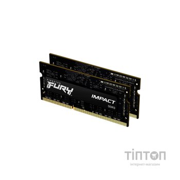 Модуль пам'яті для ноутбука SoDIMM DDR3L 8GB (2x4GB) 1866 MHz Fury Impact Kingston Fury (ex.HyperX) (KF318LS11IBK2/8)