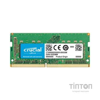 Модуль пам'яті для ноутбука SoDIMM DDR4 16GB 2666 MHz Micron (CT16G4S266M)