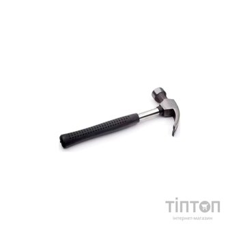 Молоток Voltronic з гвоздодером 208 мм, прогумована ручка, Black (FM-MM+G/208-B)