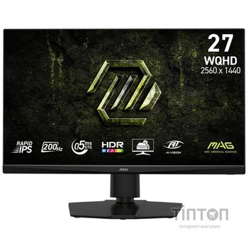 Монітор MSI 27" MAG 272QPF E20 Black IPS Black 200Hz
