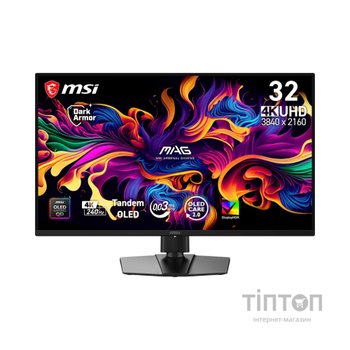 Монітор MSI MAG 321UP QD-OLED-X24